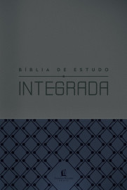 B�blia de estudo integrada, NVI, Couro Soft, Azul e Grafite