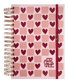 Meu plano perfeito: Florescer, planner sem data para adolescentes, capa corao Planner