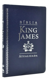 Bblia King James RA Slim Azul com indice