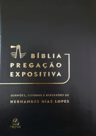 Biblia Prega��o Expositiva Preta Luxo Hernades
