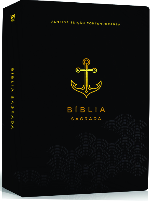 Bíblia AEC contemporanea letra grande – preto luxo - Livraria
