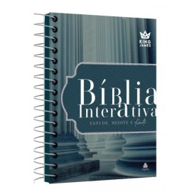 B�blia Interativa Estude, Medite e Anote - Modelo Amparo - King James
