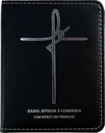 Harpa Luxo PU Letra Gigante � Modelo 13 � F� PRETA