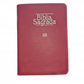 B�blia ACF Compacta - Ziper Lateral Dourada com Incide