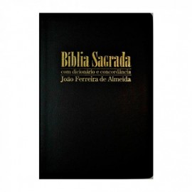 Biblia ARC - Dicion�rio E Concord�ncia Luxo Preta