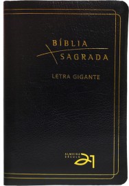B�blia Almeida S�culo 21 Letra Gigante luxo Preta