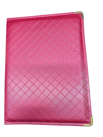 Pasta De Louvor N05 Djon Rosa Pink Quadriculado 