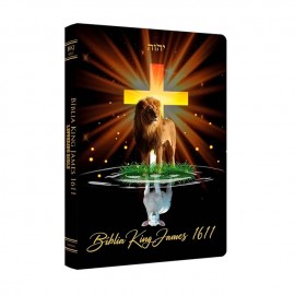 Bblia King James 1611 Lettering biblia do Cordeiro E O Leo