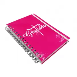 Agenda Permanente Espiral Evang�lica Rosa Pink Permanente