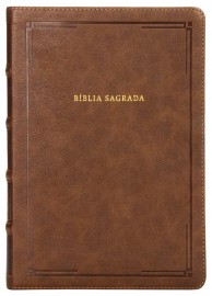 Bblia NVI Referncia, Capa Luxo Marrom