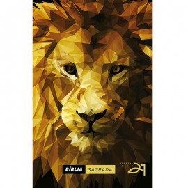 B�blia Almeida S�culo 21 Letra M�dia Capa Dura Lion Low Poly