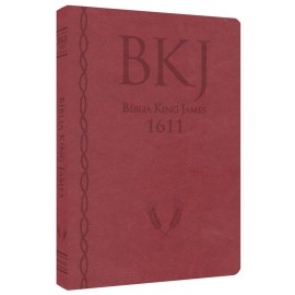 B�blia King James 1611 Ultra fina Ampliada Vermelho