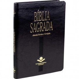 Biblia Mais Fina Luxo Preta  Rc