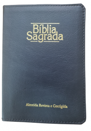 Bíblia Pequena ARC - Capa Zíper Dourada SBB