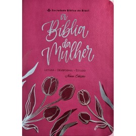 A B�blia da Mulher Letra Grande ARC Luxo Rosa