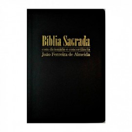 Biblia ARC - Dicionário E Concordância Luxo Preta