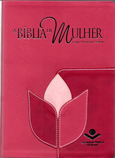 A Biblia da pregadora grande - em inglês - Capa Flor luxo