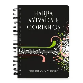 Harpa Avivada e Corinhos Musical Letra Hipergigante Capa Dura