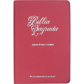B�blia ARC - Letra Gigante- Linha Ouro Luxo Pink