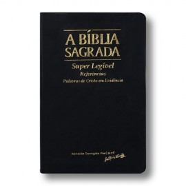 Biblia Acf Super Legivel  Preto luxo