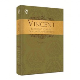 Vincent Estudo Do Vocabulrio Grego Do NT 1 Vol Brochura