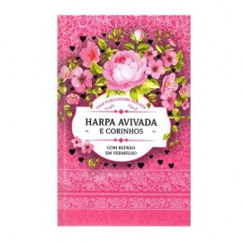 Harpa Hinario Brochura Letra Hipergigante Floral Pink Cpp