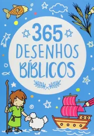 365 Desenhos B�blicos Capa comum Brochura Branco Azul