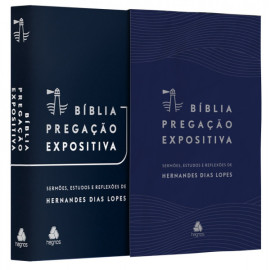 Biblia Prega��o Expositiva Azul Hernandes Dias