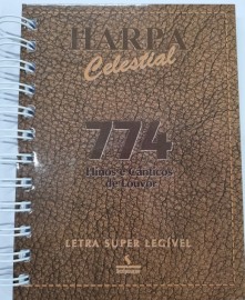 Harpa Media Espiral 774 hino Capa Marrom