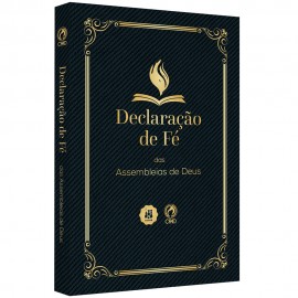 Livro Declarao De F Das Assembleias De Deus Brochura Preto