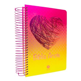 Biblia Anote NVT Slim Rabiscos do cora��o