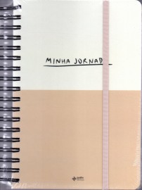 Planner Minha Jornada Colagem  espiral