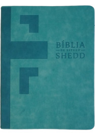B�blia de Estudo Shedd - Couro Sint�tico Esmeralda Verde