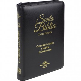 Santa Biblia con Concordancia Espanhol Zper  Preta