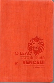 Biblia Slim Almeida Contemporanea Leo Laranja