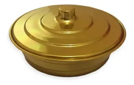 Bandeja De P�o Santa Ceia Dourada