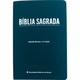 Bblia ARC - Letra Gigante- Linha Ouro Luxo Azul