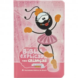 B�blia Explicada para Crian�as Smilinguido NTLH Capa Dura ilustrada, bailarina
