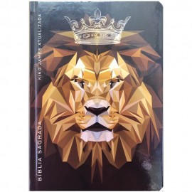 Biblia King James Atualizada Rei dos Reis marrom Capa Dura