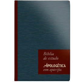 B�blia Apolog�tica Com Ap�crifos Neutra semi luxo