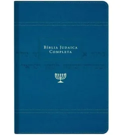 Biblia judaica completa azul Luxo