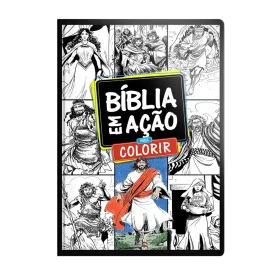 B�blia Em A��o Para Colorir Cariello Sergio