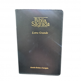 Bblia Sagrada Letra Grande Preta Com ndice sbb