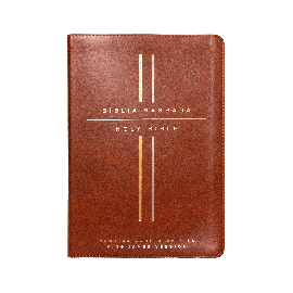 B�blia Bil�ngue, Portugu�s Ingl�s, ACF KJV Couro-soft Marrom, Leitura Perfeita