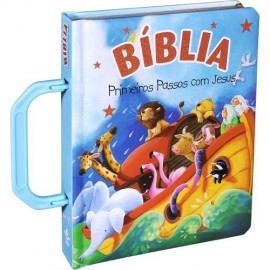 Biblia Primeiros Passos Com Jesus  Alca Azul