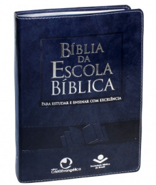 Biblia da Escola Biblica Azul Luxo