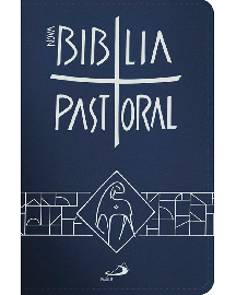 Nova B�blia Pastoral - m�dia z�per Azul