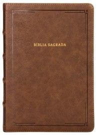 B�blia NVI Refer�ncia, Capa Luxo Marrom