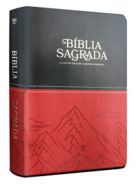 B�blia AEC letra gigante � preta e vermelho montanha