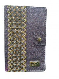 Biblia Pedraria Tijolinho Letra Grande Com Harpa Roxa